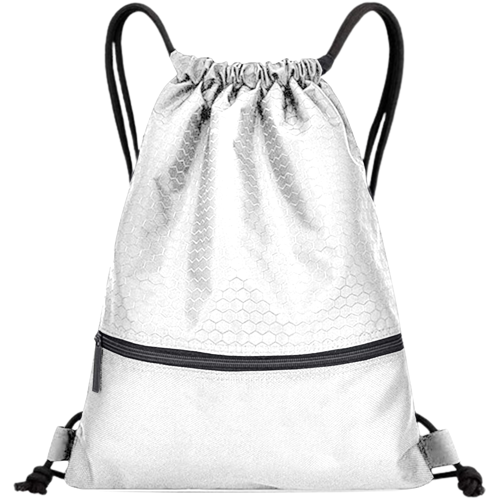 Football Shape Fabric Drawstring w/ Zipper- DSFS07 image thumbnail