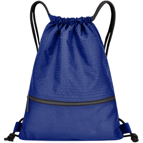Football Shape Fabric Drawstring w/ Zipper- DSFS07 image thumbnail