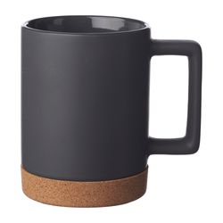 Image of Caldwell 15 oz. Cork Base Ceramic Mugs ACM1039