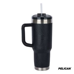 Image of Pelican Porter™ 40 oz. Topographical Recycled Double Wall Stainless Steel Travel Tumbler