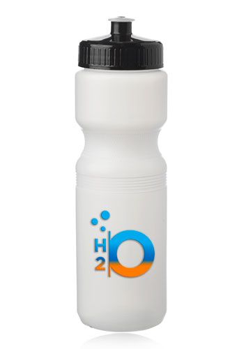 28 oz. Push Cap Plastic Water Bottles image thumbnail