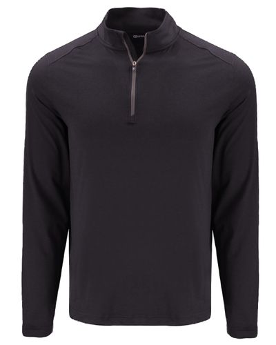 Cutter & Buck Coastline Eco Epic Comfort Recycled Mens Quarter Zip image thumbnail