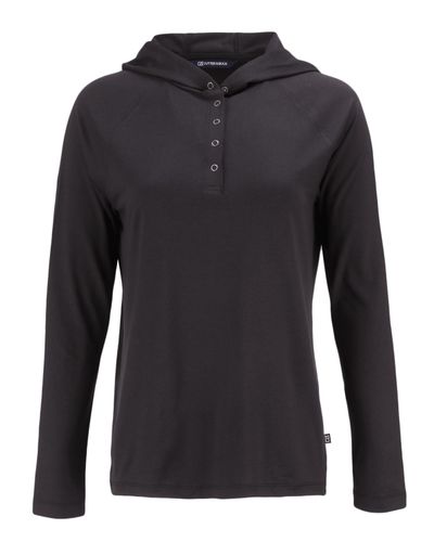 Cutter & Buck Coastline Eco Epic Comfort Recycled Womens Hooded Shirt image thumbnail