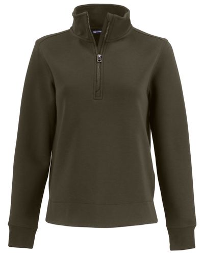 Cutter & Buck Roam Epic Versatility Recycled Womens Quarter Zip Pullover image thumbnail