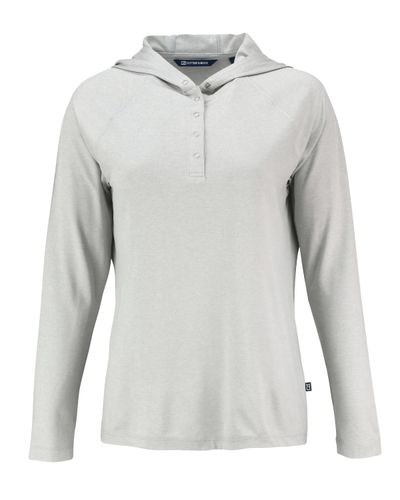 Cutter & Buck Coastline Eco Epic Comfort Recycled Womens Hooded Shirt image thumbnail