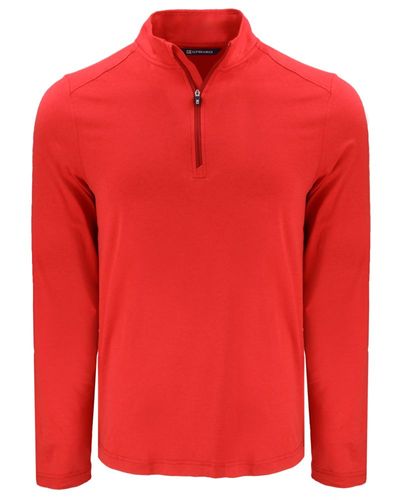 Cutter & Buck Coastline Eco Epic Comfort Recycled Mens Quarter Zip image thumbnail
