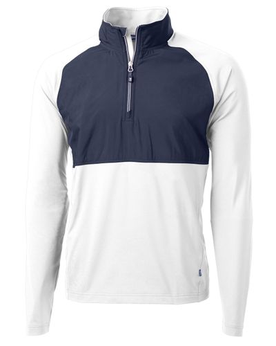 Cutter & Buck Adapt Eco Knit Hybrid Recycled Mens Quarter Zip image thumbnail