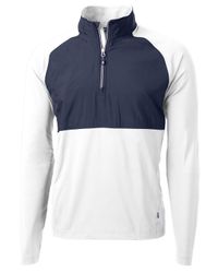 Image of Cutter & Buck Adapt Eco Knit Hybrid Recycled Mens Quarter Zip