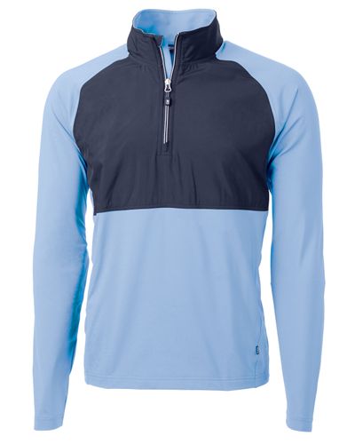 Cutter & Buck Adapt Eco Knit Hybrid Recycled Mens Quarter Zip image thumbnail