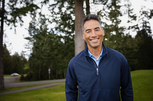 Cutter & Buck Adapt Eco Knit Hybrid Recycled Mens Quarter Zip image thumbnail