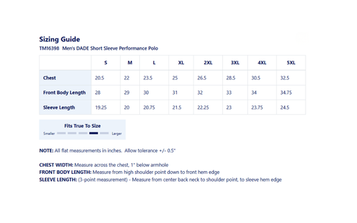 Men's DADE Short Sleeve Polo TM16398 image thumbnail