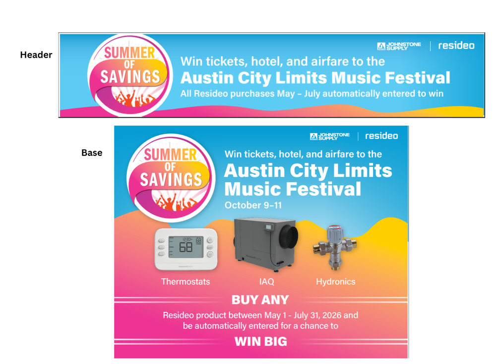 Summer of Savings  4 Way Display Kit primary image