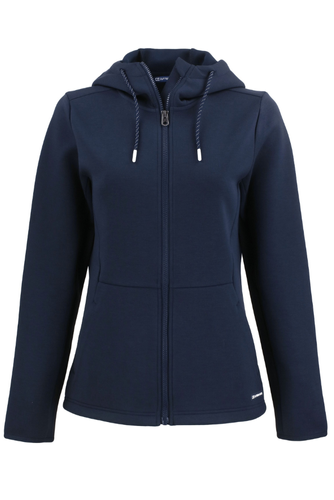 Cutter & Buck Roam Epic Versatility Recycled Womens Full Zip Hooded Jacket image thumbnail