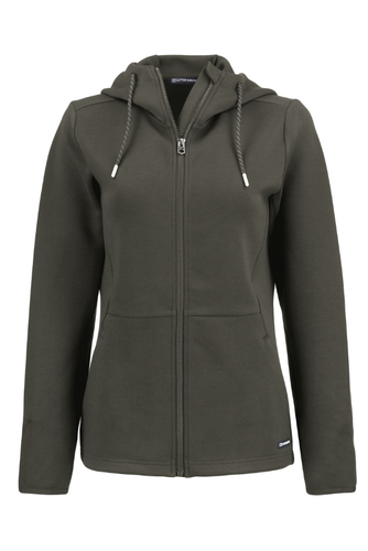 Cutter & Buck Roam Epic Versatility Recycled Womens Full Zip Hooded Jacket image thumbnail