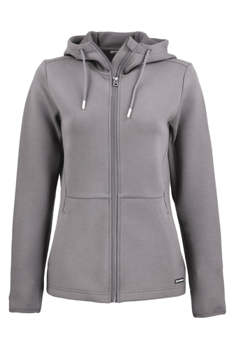 Cutter & Buck Roam Epic Versatility Recycled Womens Full Zip Hooded Jacket image thumbnail