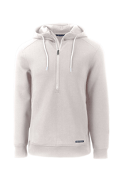 Image of Cutter & Buck Roam Epic Versatility Recycled Half Zip Mens Hooded Pullover