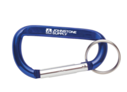 Image of Carabiner With Strap And Split Ring Keychain