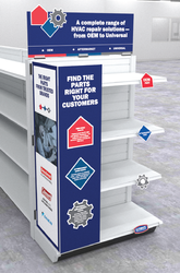 Image of Parts Display- Endcap + Aisle Graphics 