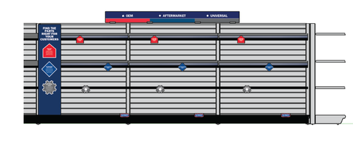 Parts Display- Endcap + Aisle Graphics  image thumbnail