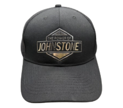 Image of LIMITED QTY AVAILABLE-  Power Of Johnstone Metallic Logo Hats 