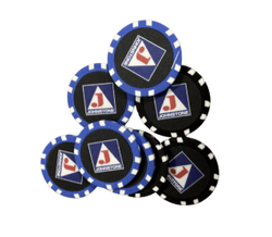 Image of LIMITED QTY! Poker Chips Box of 100 Chips 