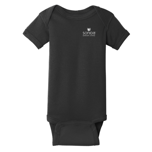 Rabbit Skins Infant Short Sleeve Baby Rib Bodysuit image thumbnail