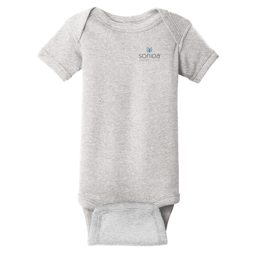 Rabbit Skins Infant Short Sleeve Baby Rib Bodysuit image thumbnail