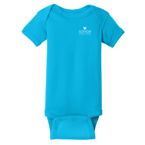 Rabbit Skins Infant Short Sleeve Baby Rib Bodysuit image thumbnail