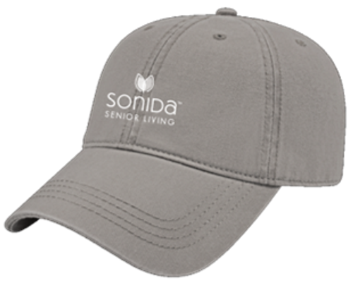 Gray Relaxed Golf Cap image thumbnail