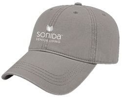 Image of Gray Relaxed Golf Cap