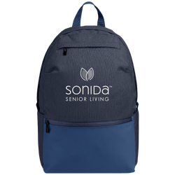 Image of Navy Blue City Pack - 600D RPET Commuter Backpack 