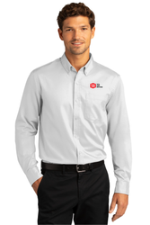 Image of Port Authority® Long Sleeve SuperPro React™ Twill Shirt W808 - TSS