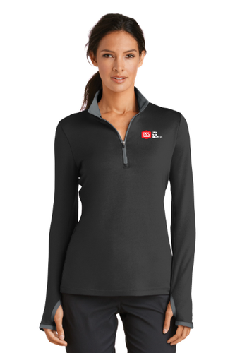 Nike Women's Dri-FIT Stretch 1/2-Zip Cover-Up. 779796 - TSS image thumbnail