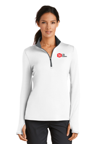 Nike Women's Dri-FIT Stretch 1/2-Zip Cover-Up. 779796 - TSS image thumbnail