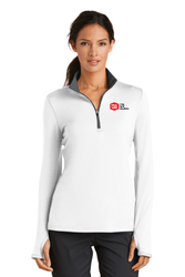 Image of Nike Women's Dri-FIT Stretch 1/2-Zip Cover-Up. 779796 - TSS