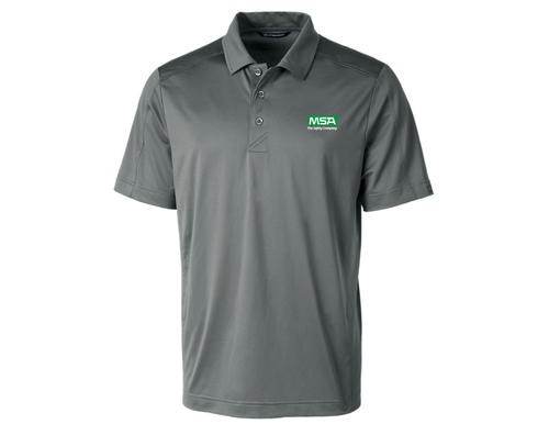 Men's Textured Stretch Recycled Short Sleeve Polo image thumbnail