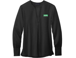 Image of Women’s Open-Neck Satin Blouse