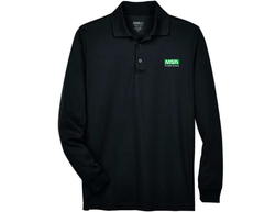 Image of Men's Long Sleeve Pique Polo