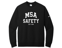Image of Nike Club Fleece Sleeve Swoosh Crew