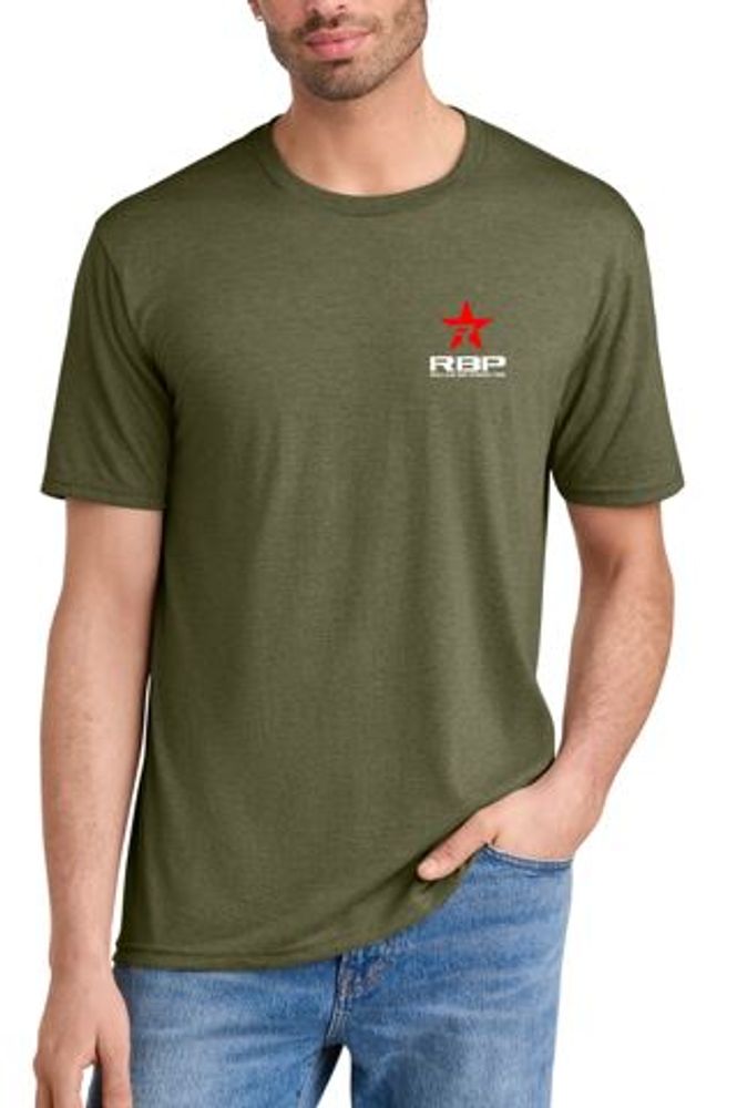 RBP District Perfect Tri Tee Military Green primary image