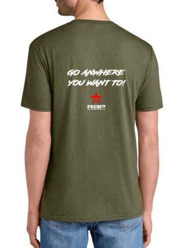 RBP District Perfect Tri Tee Military Green image thumbnail