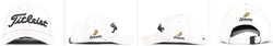 Image of Lexani Titleist White Tour Performance Mesh Golf Hat