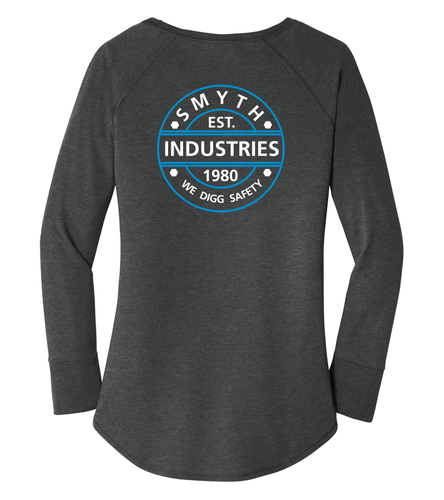 WE DIGG- District® Ladies Perfect Tri L/S Tunic Tee image thumbnail