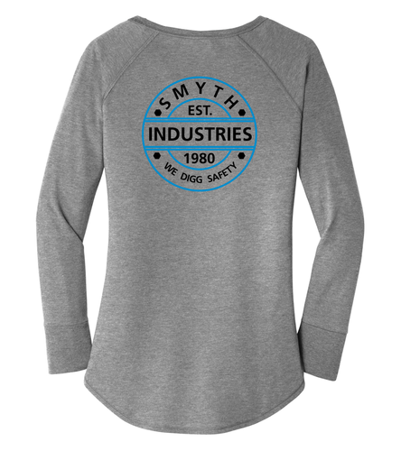 WE DIGG- District® Ladies Perfect Tri L/S Tunic Tee image thumbnail