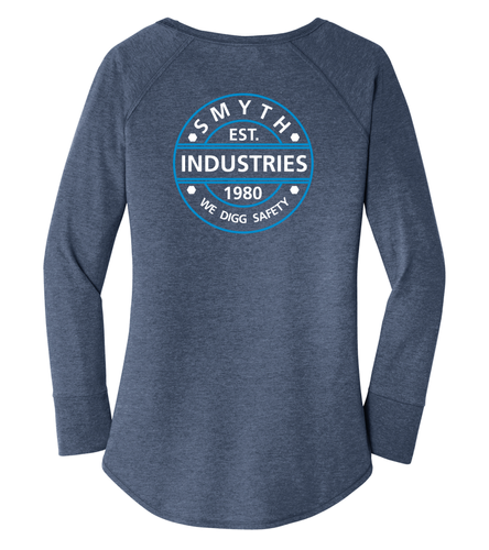 WE DIGG- District® Ladies Perfect Tri L/S Tunic Tee image thumbnail