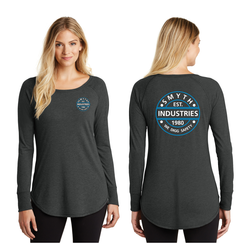 Image of WE DIGG- District® Ladies Perfect Tri L/S Tunic Tee