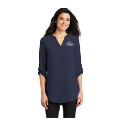 Image of Port Authority Ladies 3/4 Sleeve Tunic Blouse