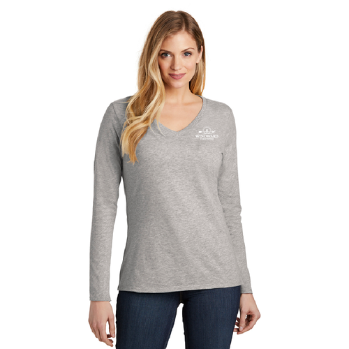 Long Sleeve V Neck T-Shirt image thumbnail