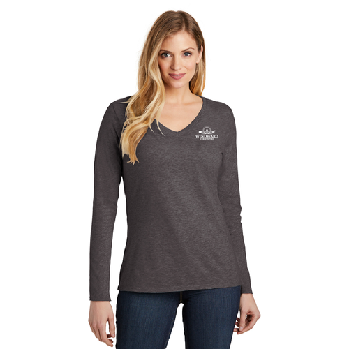 Long Sleeve V Neck T-Shirt image thumbnail