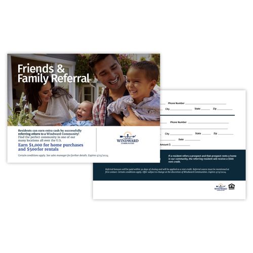 Resident Referral Cards image thumbnail Resident Referral Cards image thumbnail